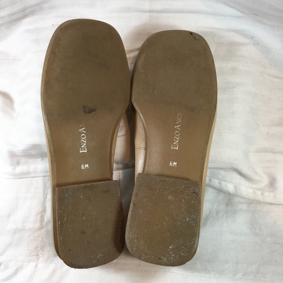 FINAL PRICE- Enzo Angiolini tan loafers, size 6M - Picture 3 of 3